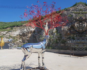 人們為什么喜歡擺放不銹鋼鹿雕塑？
